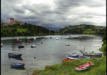 Barcas en la ria